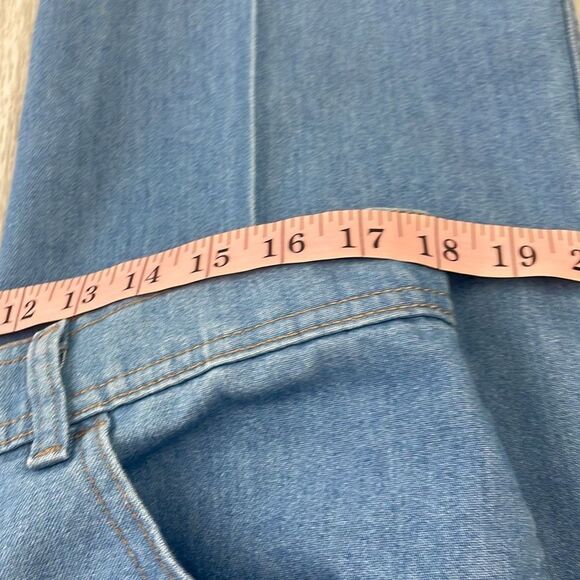 Vintage Wrangler® Men's Five Star Premium Regular Flex Dress Jeans Light Blue - Picture 8 of 13